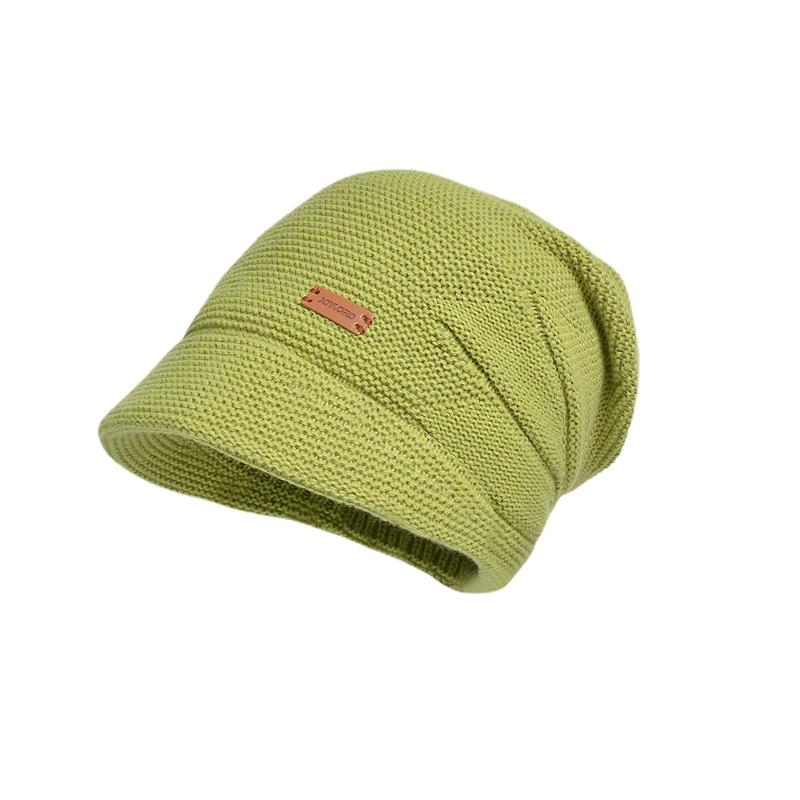 Winter Thick Pile Up Hat for Women's Cap Outdoor Warm Cover Wide Brimmed Hat Ear Protection Fashion Postpartum Hats