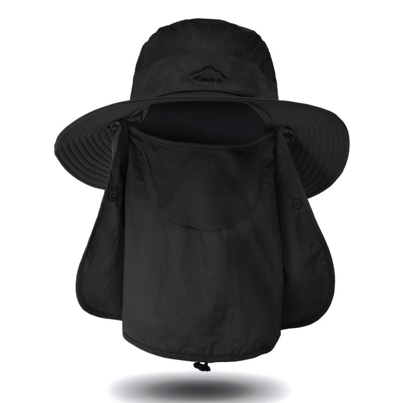 Fisherman'S Hat, Male Sun Hat, Summer Outdoor Quick Drying Sun Hat, Fishing Breathable Sun Hat, Female Face Mask Hat