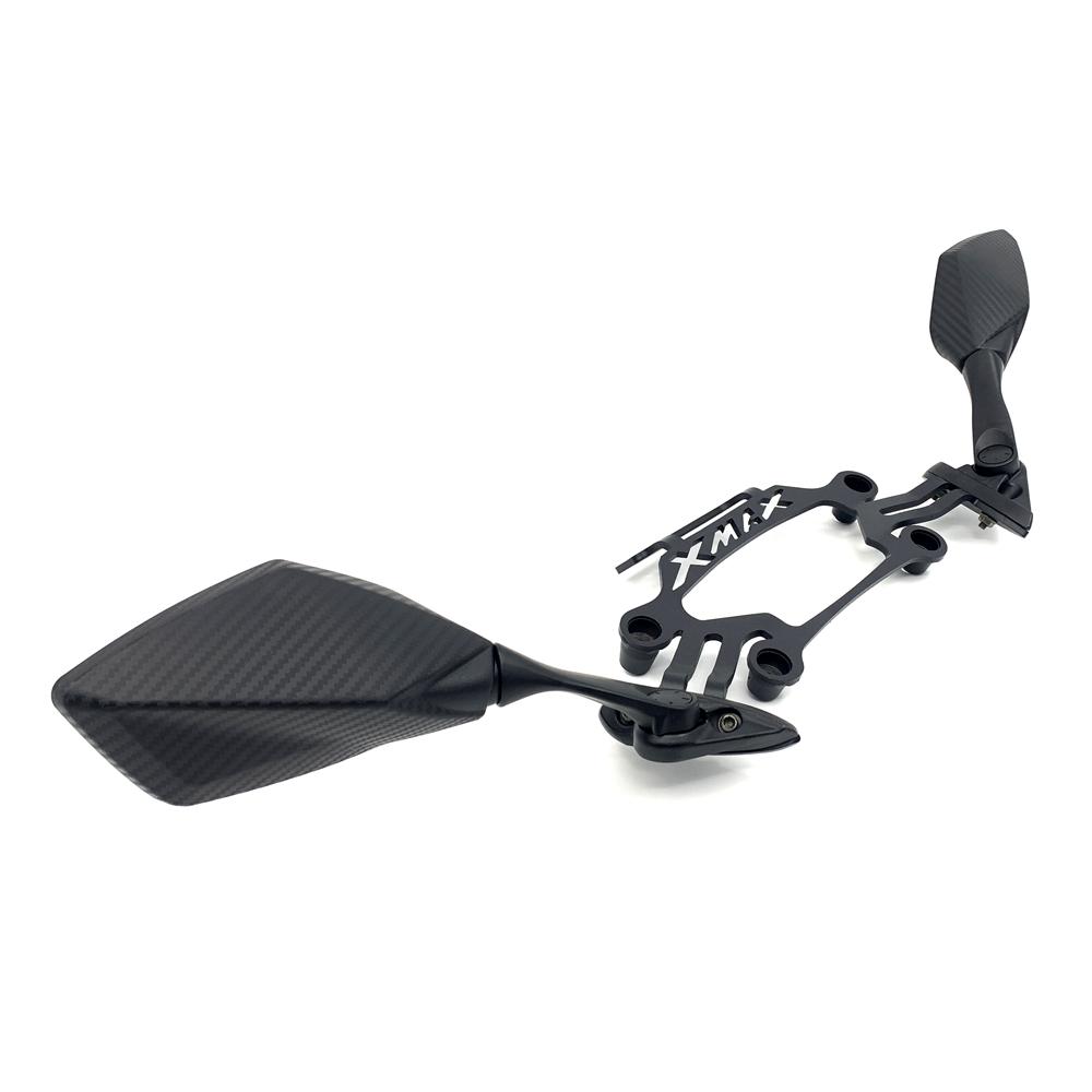 Motorcycle XMAX300 Rear View Mirrors Front Fixed Phone Bracket Rearview Holder For Yamaha XMAX250 XMAX 300 X-MAX 250 125 400