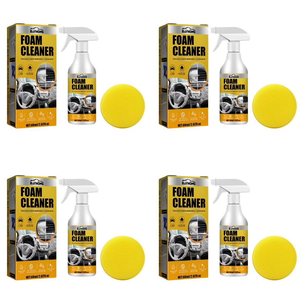 60ml Auto Innenraum Schaumreiniger Multifunktionaler Schaumreiniger Auto Innenraum Starke Dekontamination Auto Innenraum Waschen Pflege
