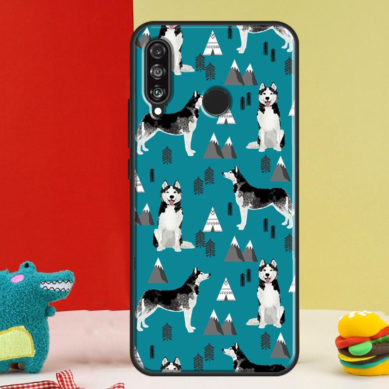 Siberian Husky Dog For Huawei Nova 5T 9 10 SE 12i 12s 11i Y91 Y90 Y60 Y70 Y72 Y61 P60 P30 Pro P20 P40 Lite Case
