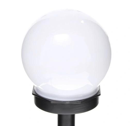 Ogrodowa Lampa Solarna Biała Led Solar Kula 10