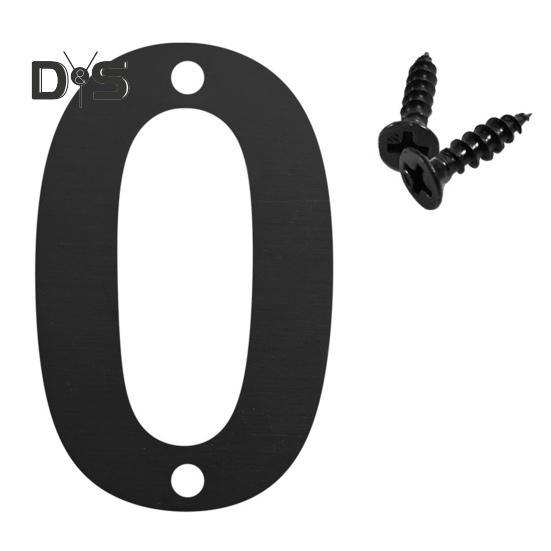 Schwebende Hausnummern für den Außenbereich, Adress- und Türnummern aus Edelstahl/Metall für Zuhause, Büro, Briefkasten, Hof