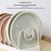 Adjustable Plate and Tableware Holder Multi Functional Storage Rack for Compact Kitchens