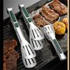 Pinze per alimenti in acciaio inossidabile antiscivolo Pinze per pane per carne Griglia per barbecue Morsetto per buffet Utensili da cucina Accessori da cucina