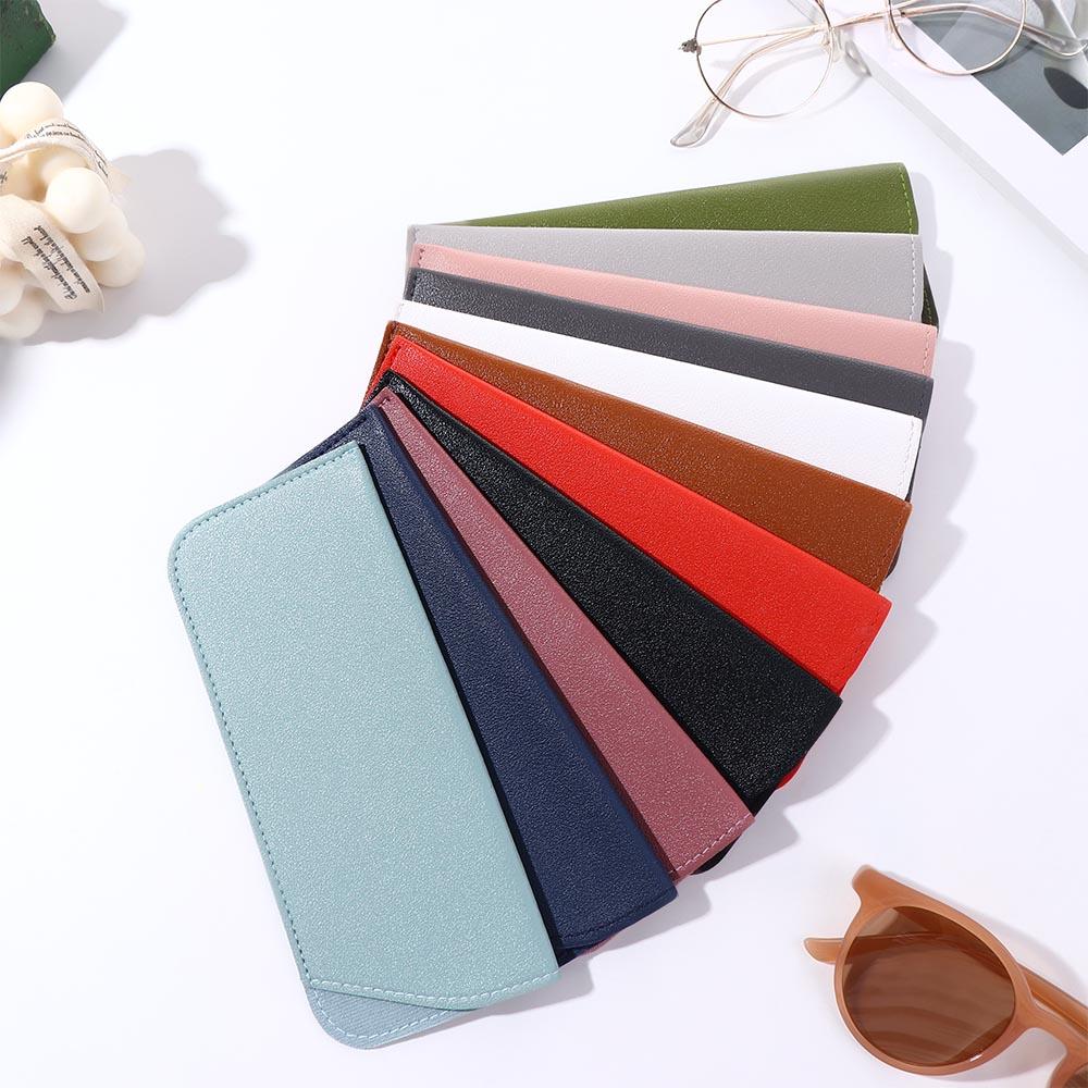 Case Eyeglass Box Glasses Storage Box Spectacle Case Sunglasses Case PU Leather Glasses Bags