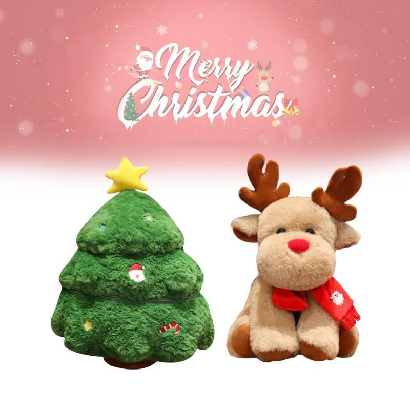 Joyful Christmas Series Plush Pillow Featuring Adorable Santa Design For Holiday Decor