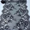 3m X 43cm Black French Chantilly Lace, Non-stretch Eyelash Lace Fabric for Bra, Underwear, Lingerie, Dress, Garment, Sewing & Crafting