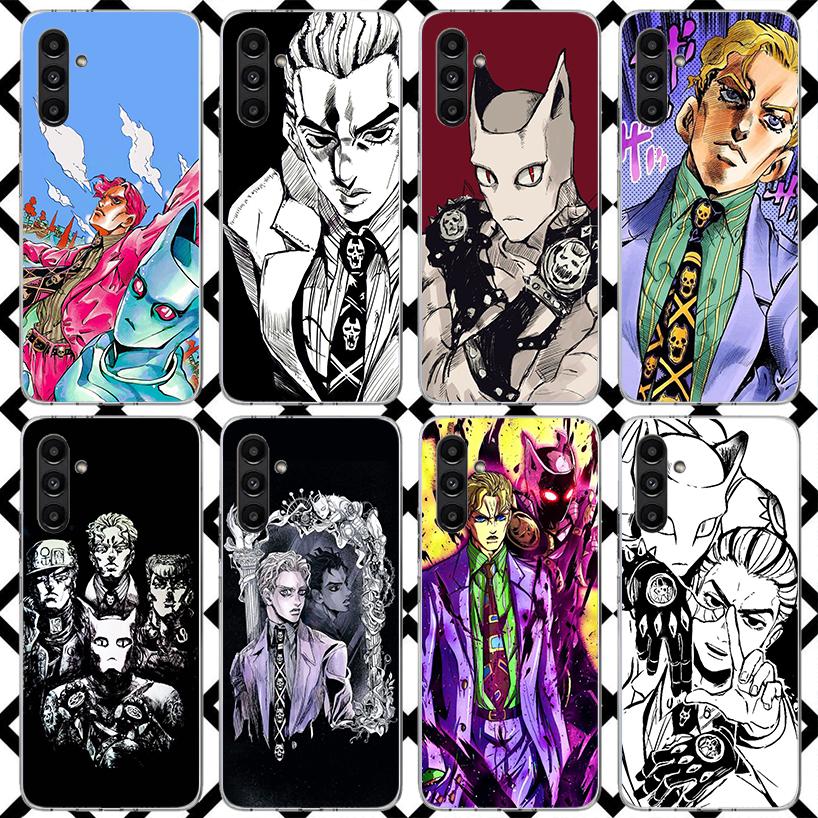 JoJo Kira Yoshikage Killer Queen Phone Case for Samsung Galaxy A17 A37 A57 A16 A26 A36 A56 A15 A25 A35 A55 A14 A24 A34 A54 A13 A
