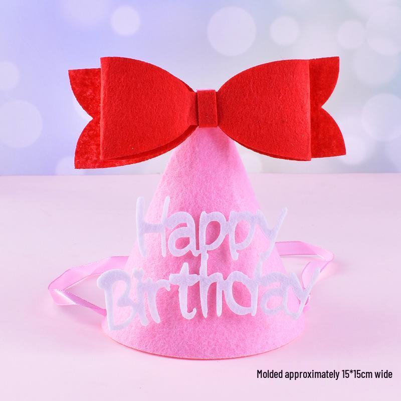 First Birthday Baby Party Hats & Glasses Set - Festive Cake Decoration & Theme Props
