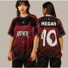 KATSEYE Jersey Kurzarm Rundhals Locker Mode Streetwear Fan Geschenk Sommer Damen Freizeit Sport T-Shirt Y2k Top
