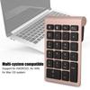Wireless Mini Keyboard with Numeric Keypad - Bluetooth 5.0 Ergonomic 22-Key Keypad for Android and Mac OS - Scissor-Foot Key Design - 80 Hours of Use