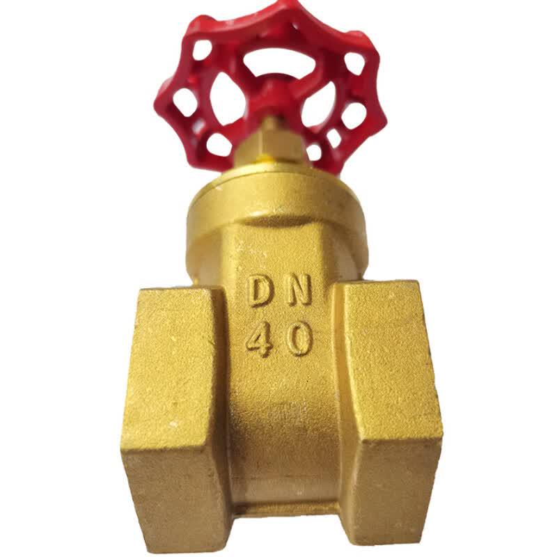 Zhu Yun Thickened Internal Thread Brass Manual Gate Valve