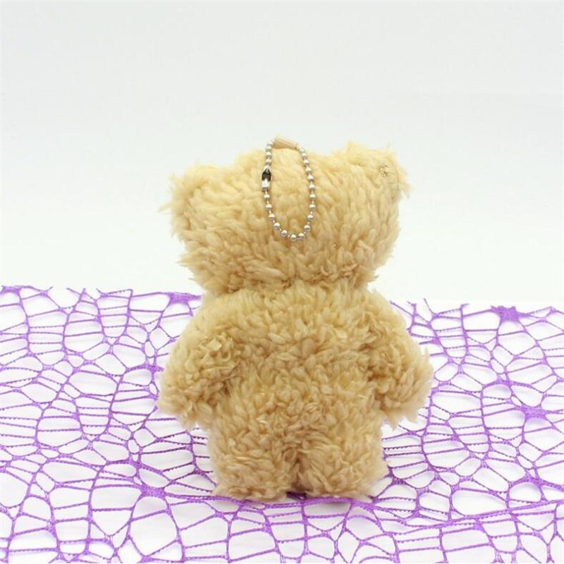 11cm Cute Blush Teddy Bear Plush Toys Cartoon Rabbit Bunny Animal Plush Stuffed Dolls Keychain Pendant Girl Small Gift