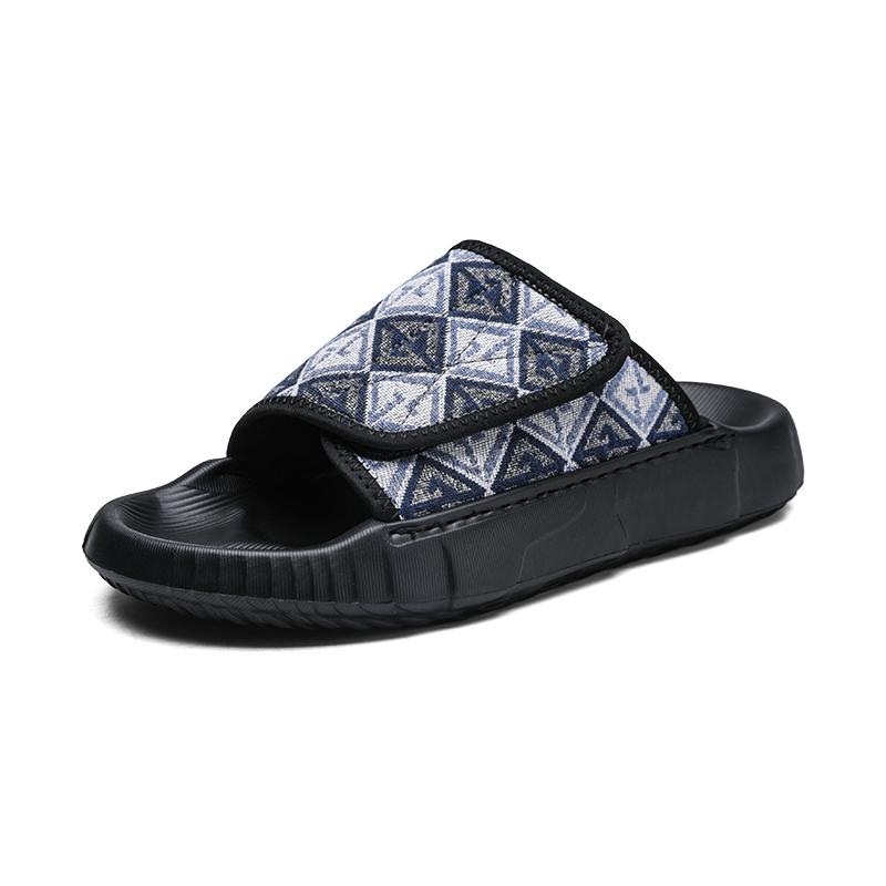 

Мужские повседневные тапочки, летние, прохладные, EVA, мягкая подошва для отдыха на открытом воздухе, нескользящая, дышащая, пляжная обувь, модные, молодежные, универсальные, прогулочные сандалии 41