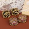 Vintage Moth Studs Earrings For Woman Glass Bee Antique Gold Color Luxury Quality Jewelry Wedding Party Accessories