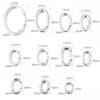 2pcs/1pc Stainless Steel Spring Lobster Clasp Oval Clasp for Keychain Keyring Carabiner Key Holder Jewelry Making DIY No Fade
