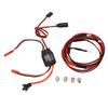 30A Brushed ESC with LED Lights Dual Way Brake 30A Electronic Speed Controller for 130 180 260 280 380 Motor 1 16 1 18