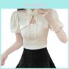 Tshirt Women Summer Bubble Sleeve Hollow Out With Embroidery For Casual Wear