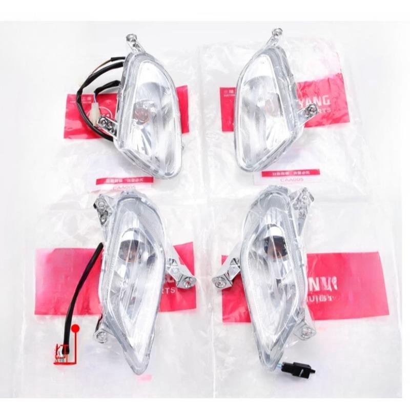 Motorcycle Front Turn Signals Indicator Lamp Blinker Lens Cover for SYM Fiddle 4/5 125 150