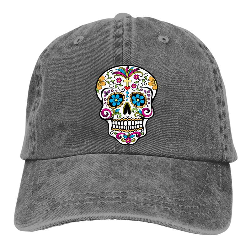 Mexico Soccer The Baseball Cap Day of The Dead Hats Sport Unisex Outdoor Custom Mexican Sugar Skull Funny Hats