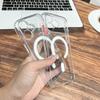 Crystal Clear Hard Phone Case For iPhone Air 17 Pro Max 16 15 Plus 14 13 12 11 Magsafe Magnetic Original Transparent Cover Funda
