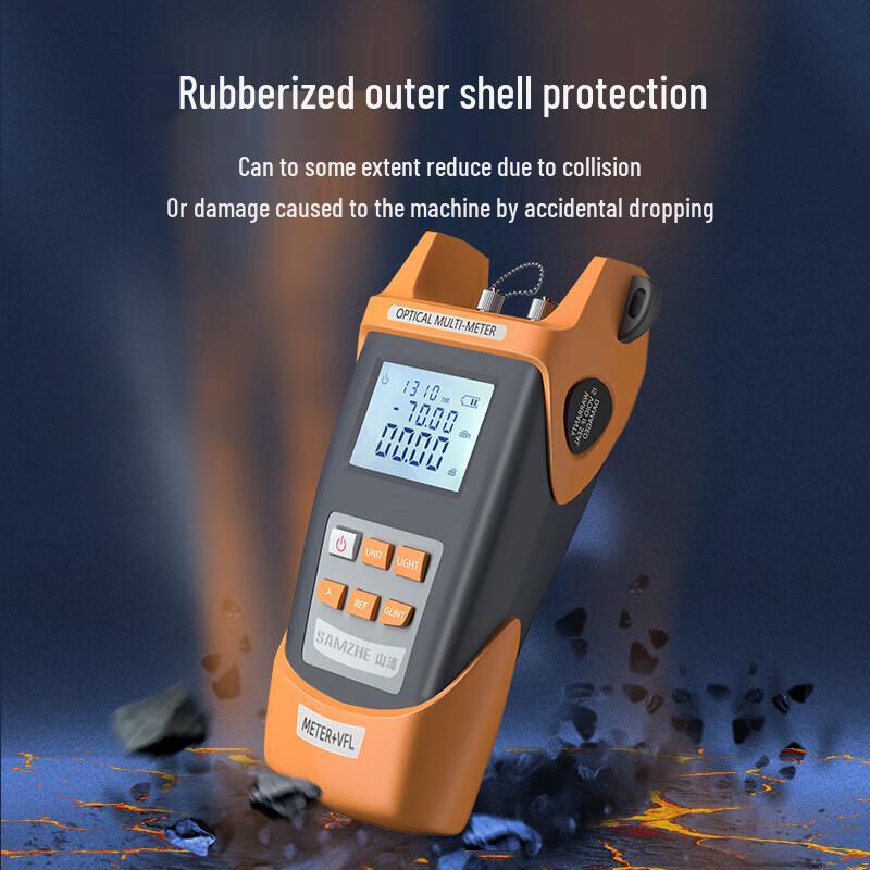 Shanze High-Precision Optical Power Meter with 10KM Red Light Source