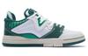 Li Ning Wave Pro Synthetic Leather Abrasion Resistant Breathable Low top Skateboard Shoes Women's White Green AECS092-1