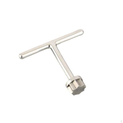 T Handle Star Pattern Key Stainless Steel Portable Sturdy Practical Compact Handheld Tool for Marine