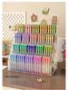 Acrylic Watercolor Pen and Brush Organizer - Large Capacity Desktop Storage Box