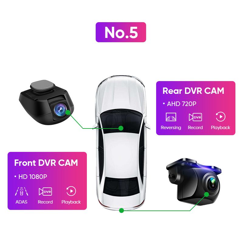 Ainavi Car Multimedia Camera 360 Cameras Rear CAM Wide Angle Backup Camera HD Dashcam AHD 1080P 720P DVR Driving Recorder ADAS