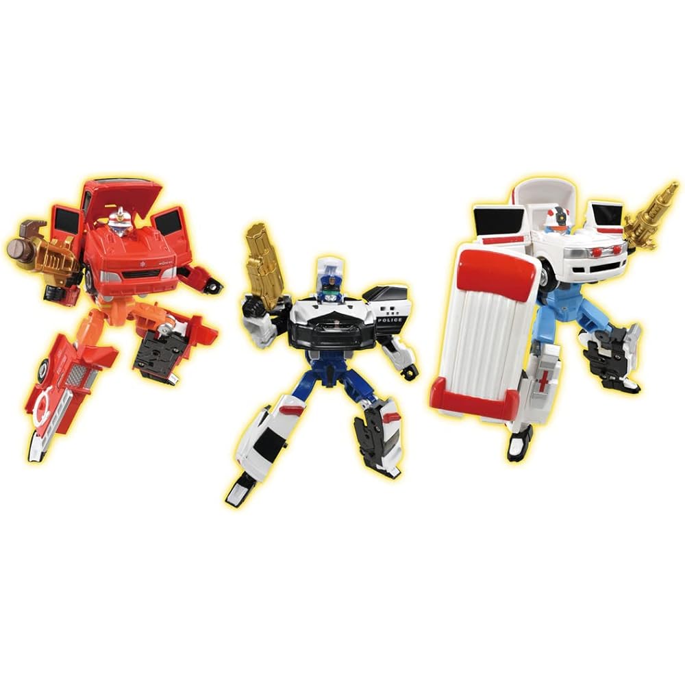 

Takara Tomy Tomica Job Labor Police Fire Ambulance DX Set Toy Car Unisex 3 Years and Up Safety Certified