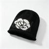 Autumn and winter hats, big head circumference, women's models show their faces, small cold hats, fashionable jacquard knitted hats, warm wool hats