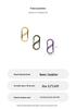 S-Shaped Multi-functional Stainless Steel Carabiner for Backpack and Mountaineering