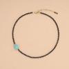 Cut Spinel Turquoise Power Stone Necklace for Women [KOAI]