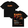 Rapper Kapo New Album T Shrits Hipster Unisex Women Fans Casual Style Oversized Cotton Tops Y2K High Quality Short Sleeve TShirts