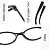 New  Oval Frame Glasses Fashion Retro Cat Eye Glasses Computer Reading Goggles Outdoor Anti-Blue Light Eyewears