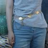 Oval Bohemian Waist Chains Belly Chain Tassel Body Chain Vintage Dress Belt Chains  Indian Dance