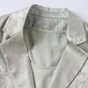 Elegantes Damen-Jacken- und ärmelloses Kleid-Set