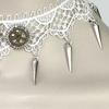 Collar Necklace with Lace  and Gears Household Decoration for Wedding Birthday Party Decoration Accessory