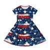 Girl Summer Dress  Solid Color & Print Sleeveless Dress With Pocket Casual Dress Shorts Sleeve Party Dress