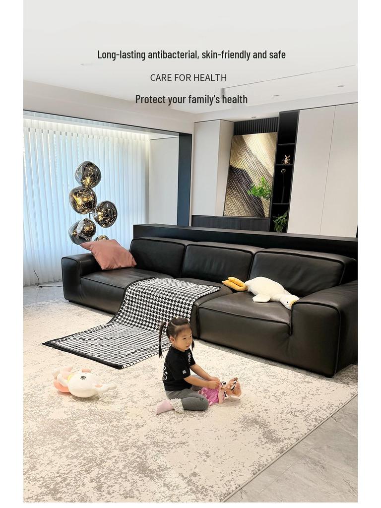 Waterproof Italian Luxury Minimalist Rug for Living Room, Bedroom, or Sofas