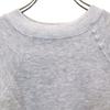 80s 90s Old Long sleeve trainer Gray Back brushed Women Used