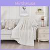 Lightweight Polyester Plush Bed Blanket With Simple Style For Relaxing Nights