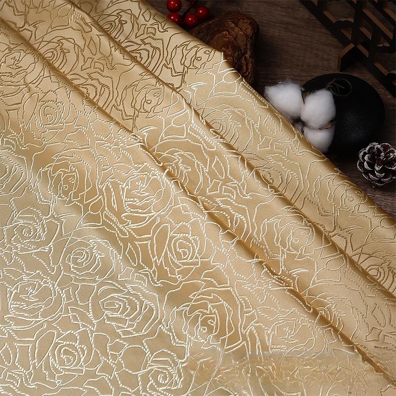 

100x75cm High Grade Brocade Fabric Chinese Jacquard Thick for Women Garment Textile Skirt Hanfu Cheongsam Sewing Cloth 100x75cm