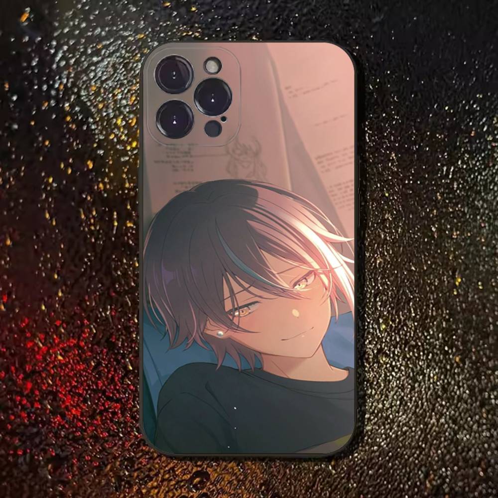 Kamishiro Rui Project Cool Phone Case For iPhone 11,12,13,14,15,16,17,Pro,Max,Plus,E,SE4,Air,Mini Black Soft Cover