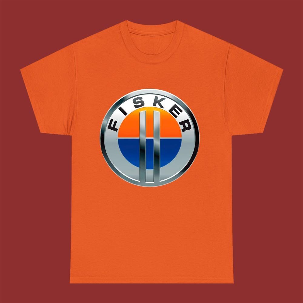 Fisker Car Mens Orange Size S-5XL S