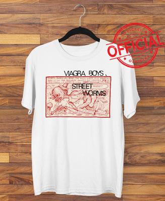 Viagra Boys Band Album T-shirt White Short Sleeve All Sizes S-5Xl Unisex T-Shirt
