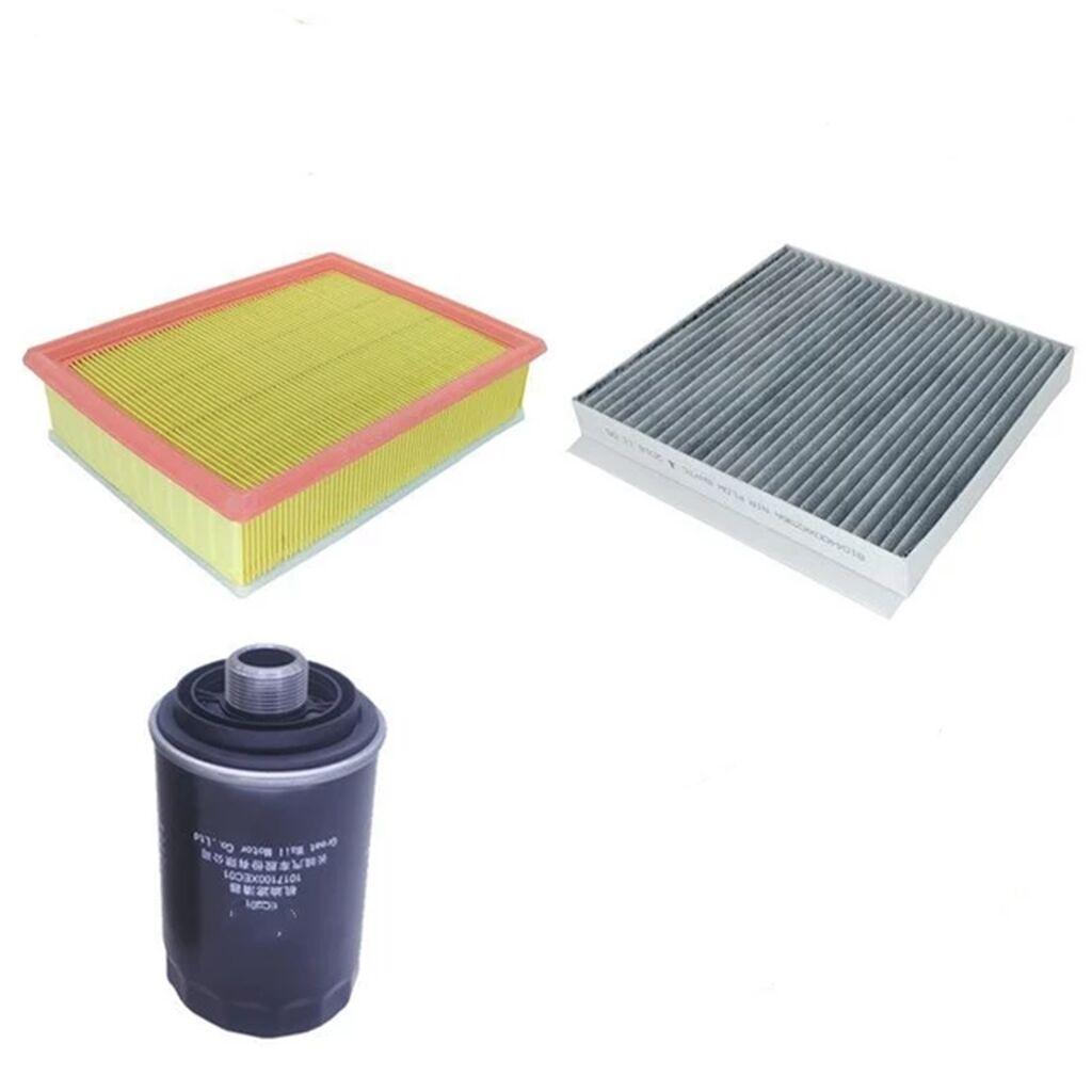 3 PCS Filter Kit, Air Filter, Air Conditioner Filter, Oil Filter For Great Wall HAVAL F7 F7X 1.5T 2.0T