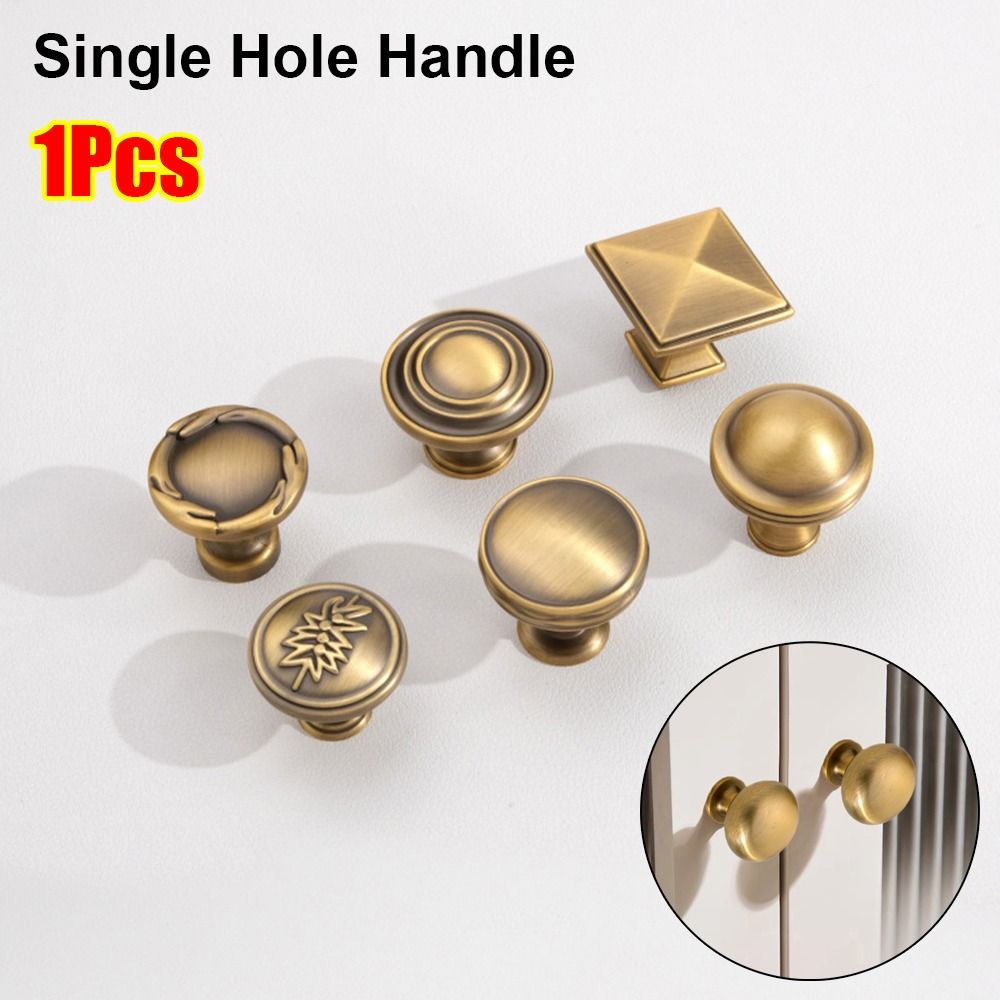 1ks Vícevelikostní úchytka na skříňku Vintage úchytka na dveře Starožitný knoflík na zásuvku Nábytkový doplněk